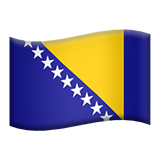 Flagge von Bosnien und Herzegowina